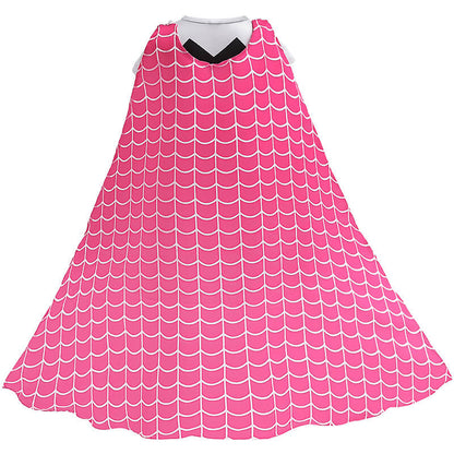 Little Girls Spidey Costume Super Hero Dress with Cloak Gwen Stacy Costume