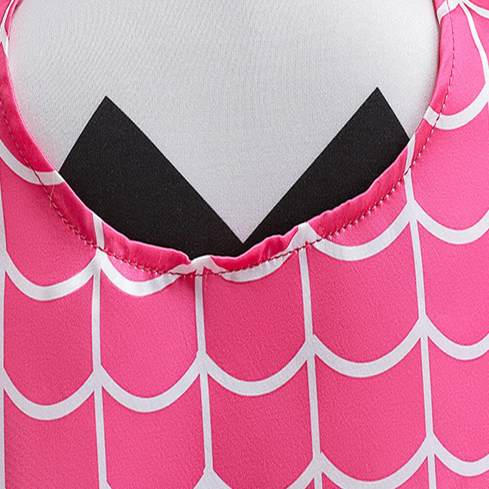 Little Girls Spidey Costume Super Hero Dress with Cloak Gwen Stacy Costume