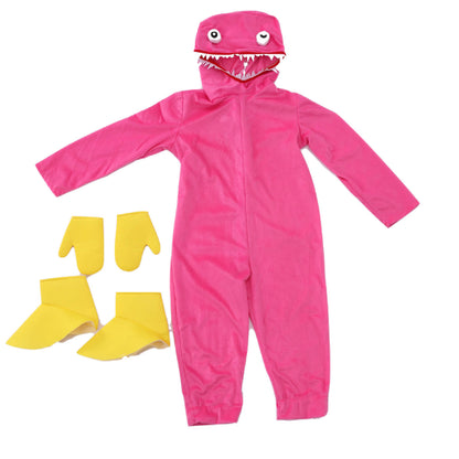 Kids Poppy Playtime Costume Huggy Wuggy Cosplay Outfit with Shoes Gloves for Boys and Girls