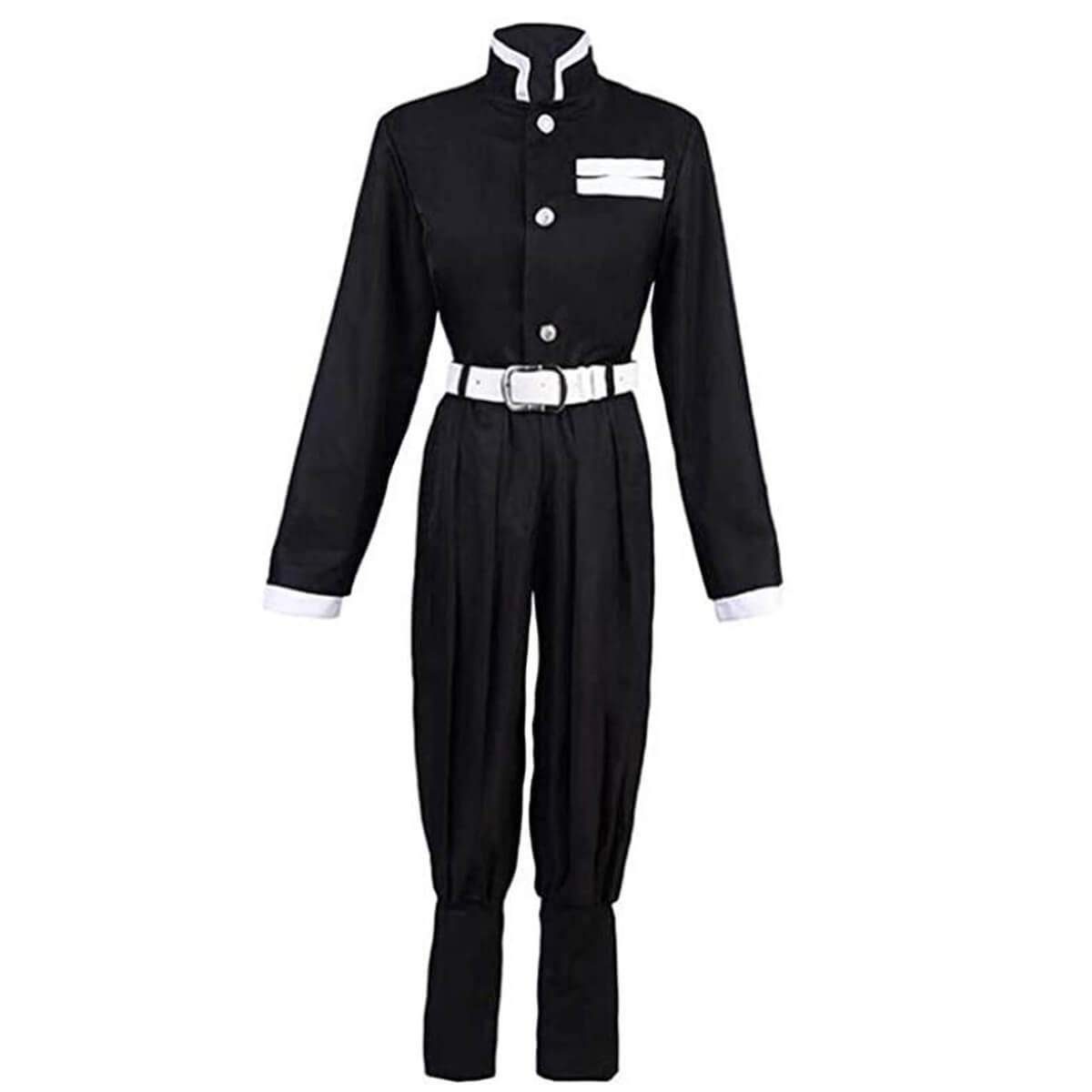 Black Corps Uniform Pillar Corps Costume Halloween Cosplay Outfit Full Set