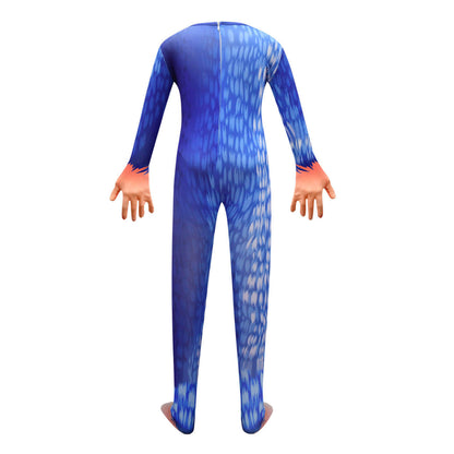 Kids Poppy Playtime Costume Huggy Wuggy Cosplay Jumpsuit with Mask Halloween Costume