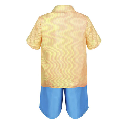 Kids Elemental Cosplay Costume Ember Lumen Dress and Wade Ripple Suit